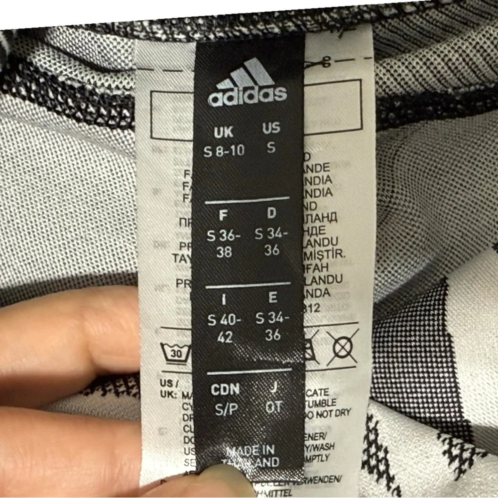 2-Pair Leggings Bundle Adidas & Nike Women’s Size S | Black &‎ Gray Activewear